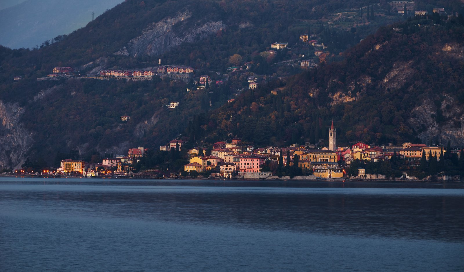 Varenna on the shore of Lake Como