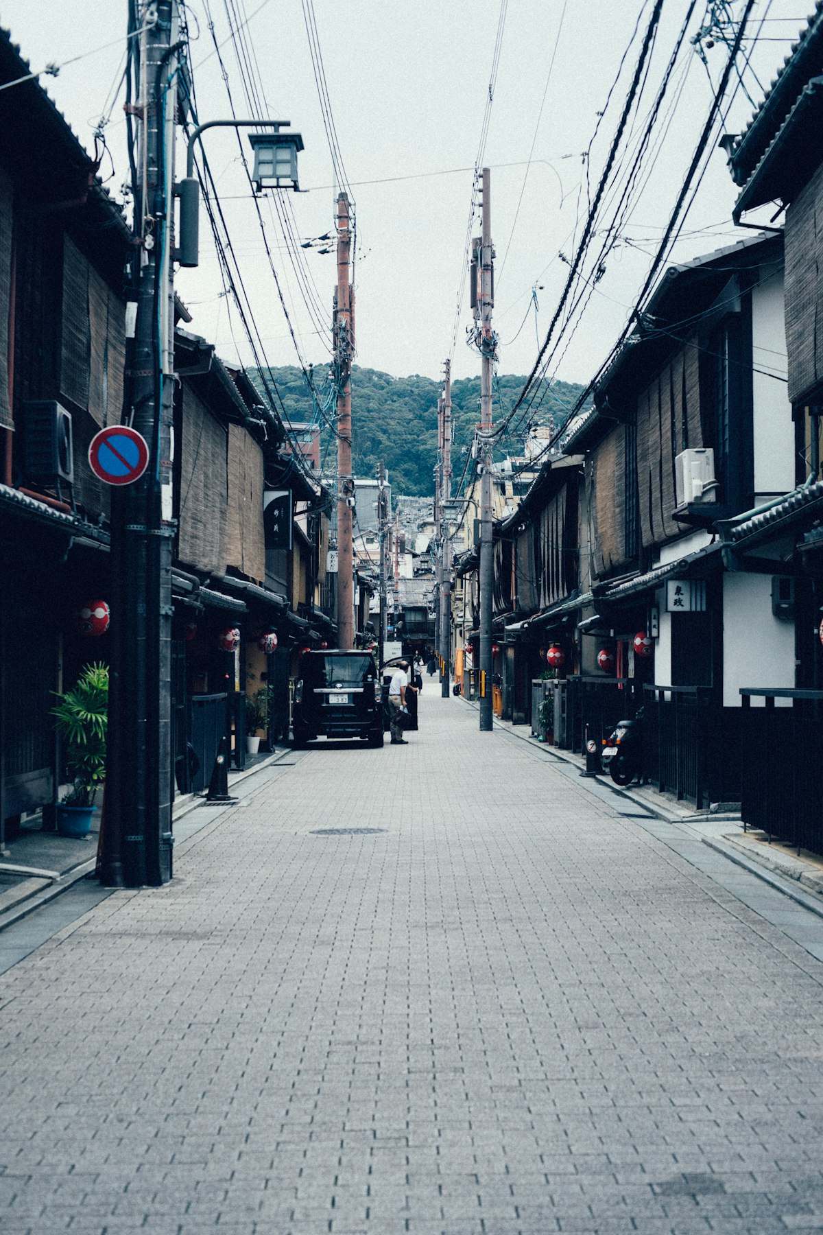 A quiet street in Kyoto