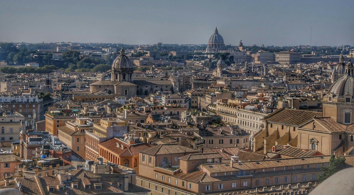 Domes and rooftops in Rome