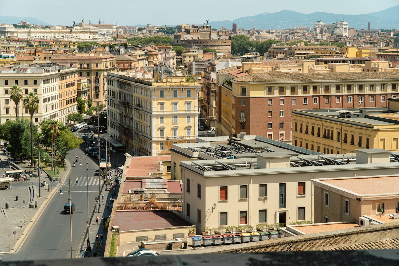 Rome viewed from the Vatican