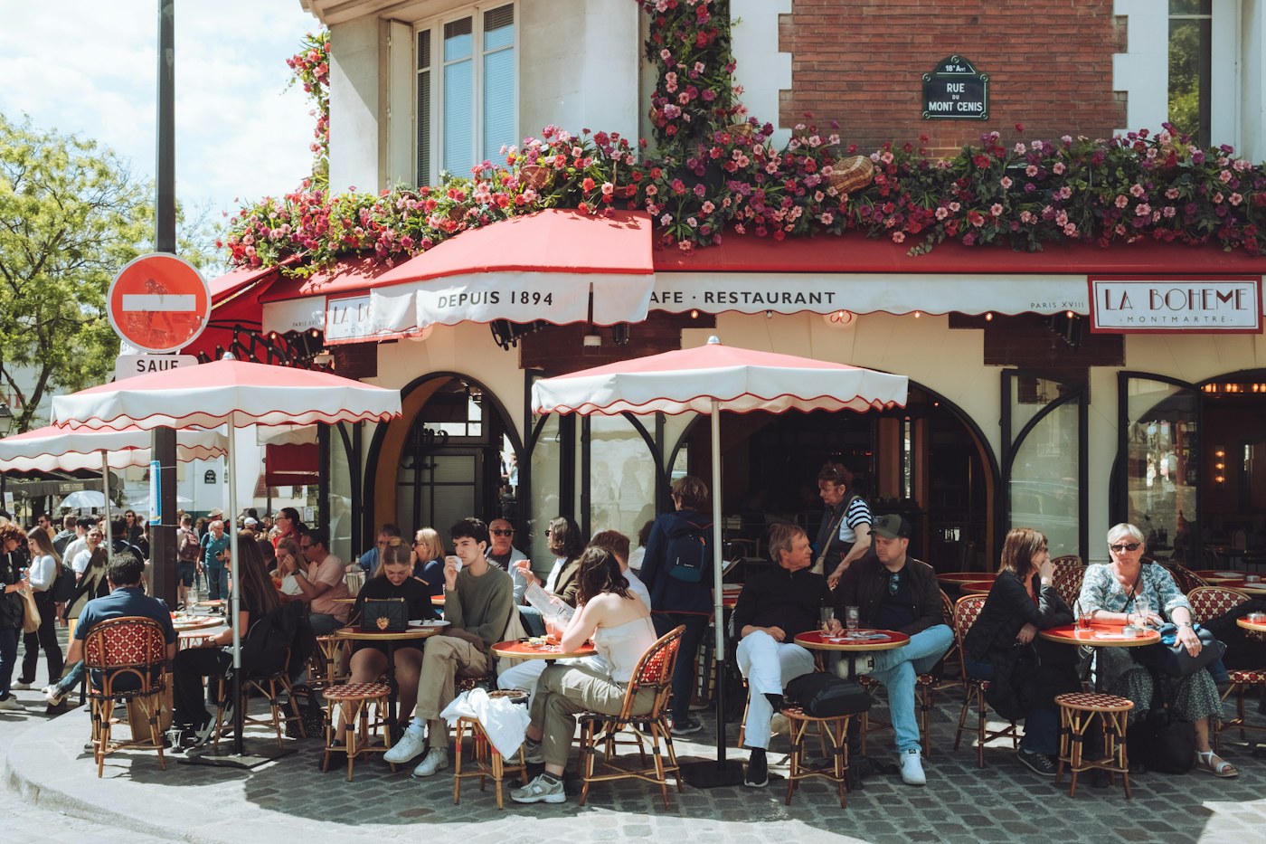 La Boheme cafe in Montmartre